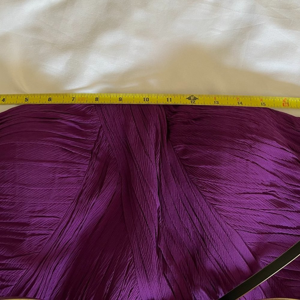 NWT Stunning silk strapless in purple - Picture 5 of 7